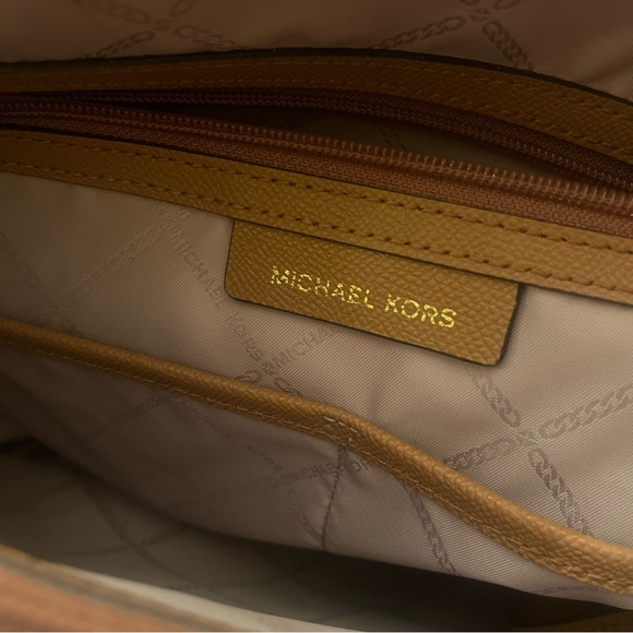 Michael Kors Metallic Gold Tote Bag - Picture 7 of 10